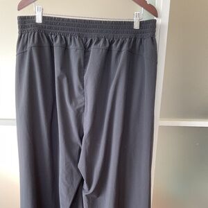 Zella Pants - Nordstrom In Flowy Crop Wide Leg Black Size 2X - Elastic Waist